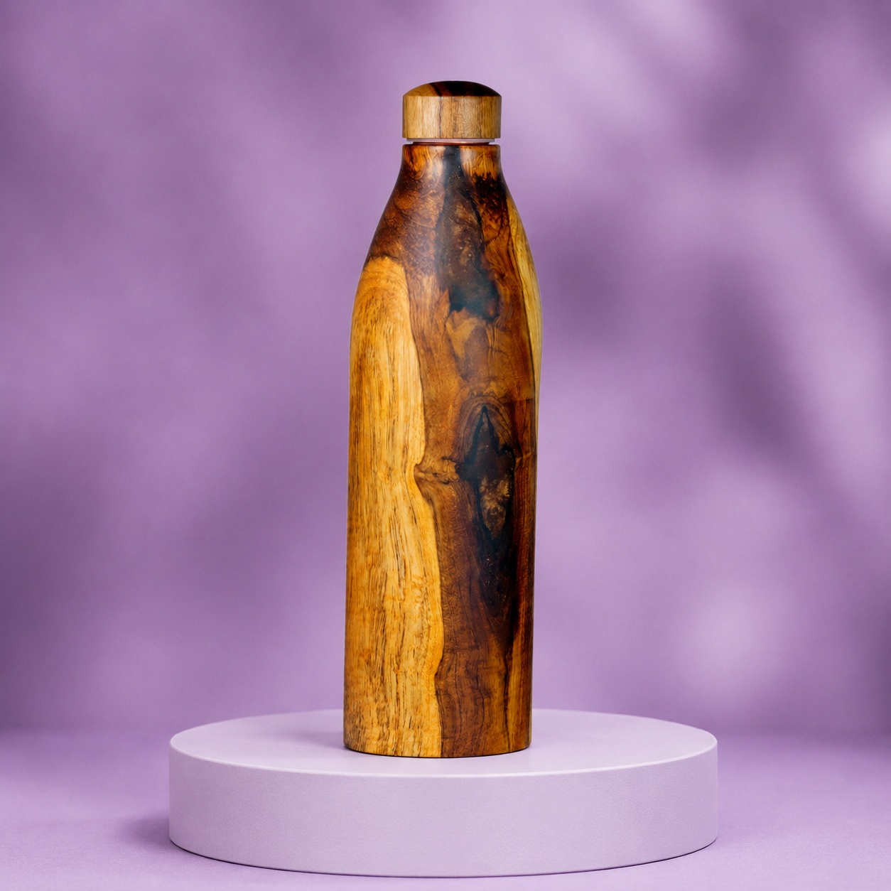 WOODEN COPPER BOTTLE (950 ml)