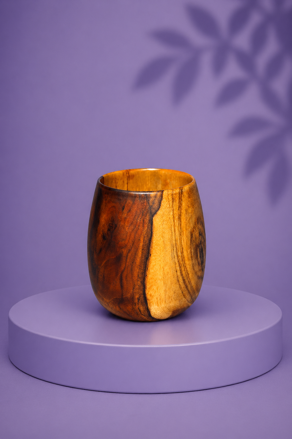 Wooden Glass Set – 250 ml (Set of 6)