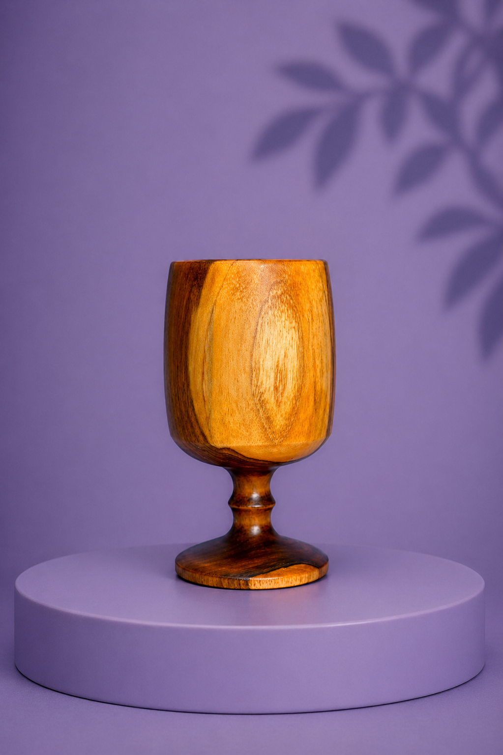 Wooden Wine Glass Set – 350 ml (Set of 2)