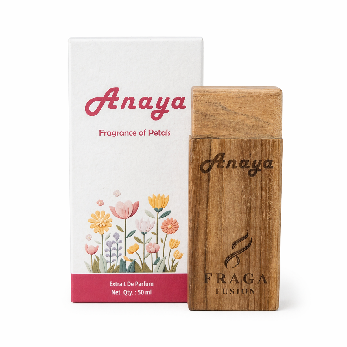 Fraga Fusion ANAYA Extrait De Parfum for Women | Luxury Floral Perfume | Rose, Jasmine, Lavender & Sandalwood | 50ml