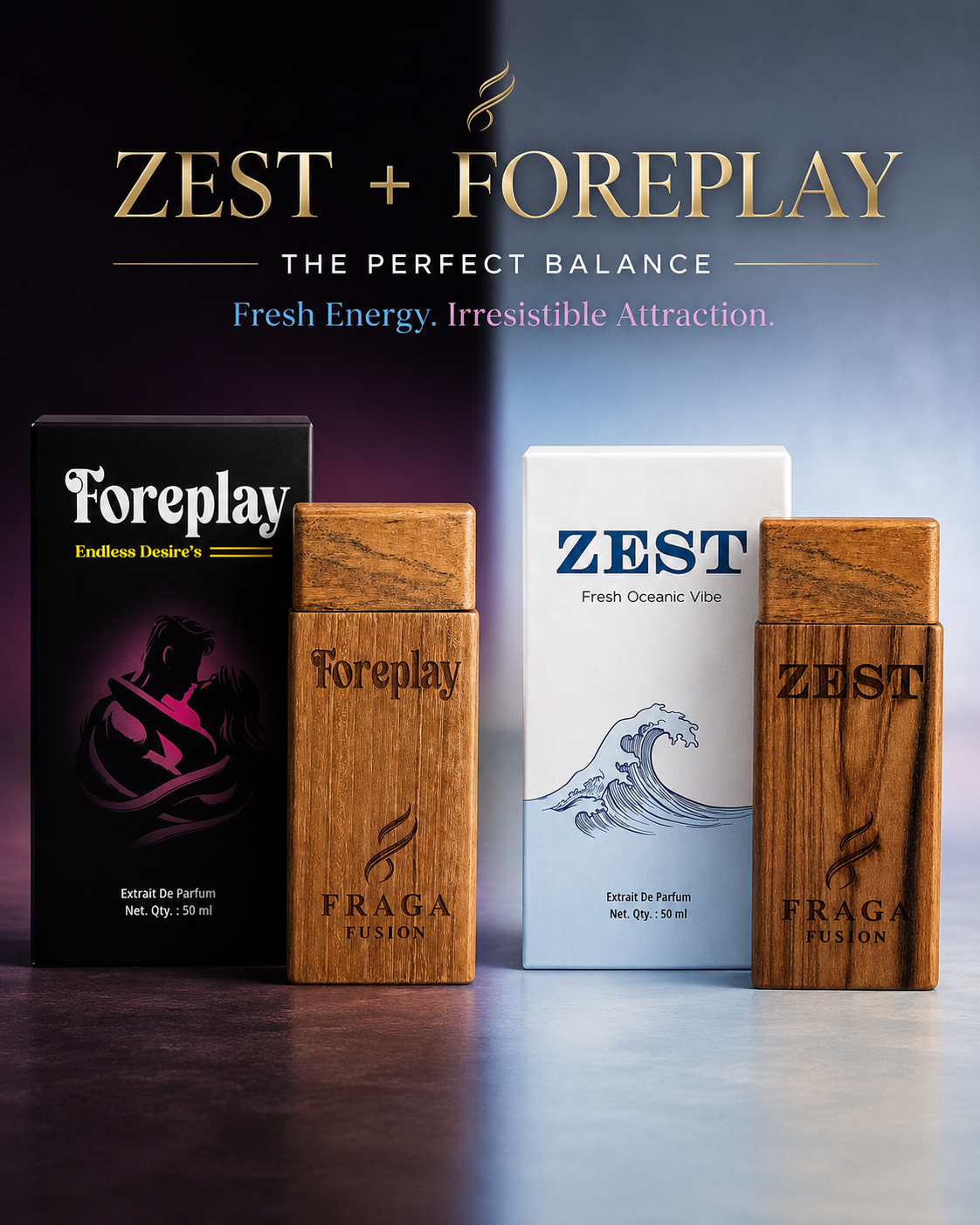 ZEST & FORPLAY - 50 ML LUXURY COMBO