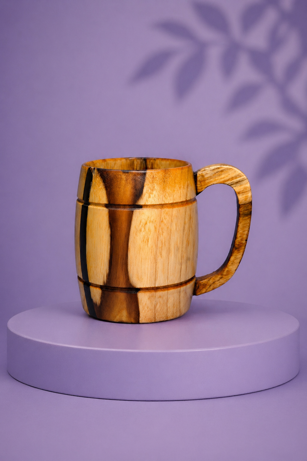 Wooden Coffee Mug Set – 250 ml (Set of 2)