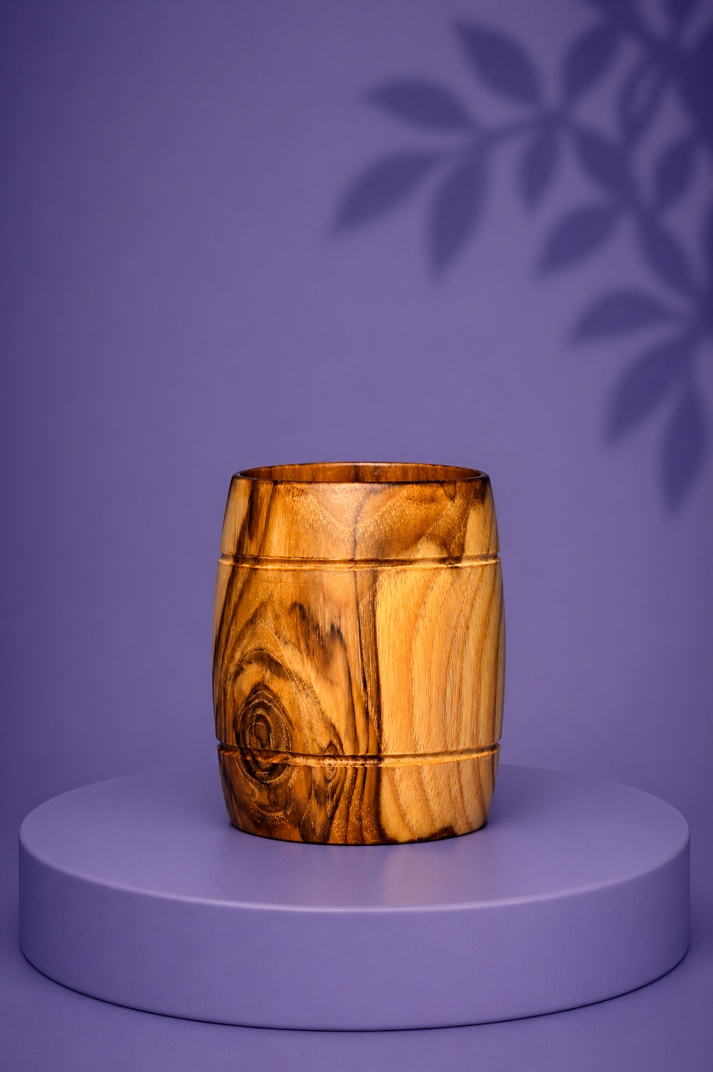 Wooden Glass Set – 250 ml (Set of 6)