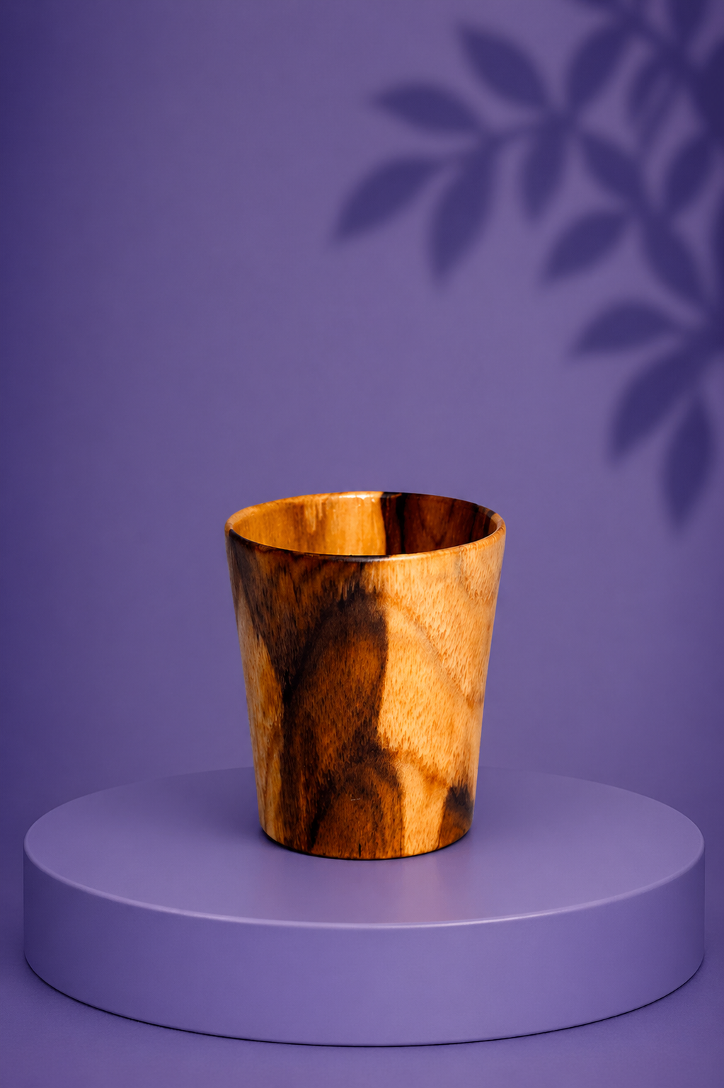Wooden Glass Set – 120 ml (Set of 6)