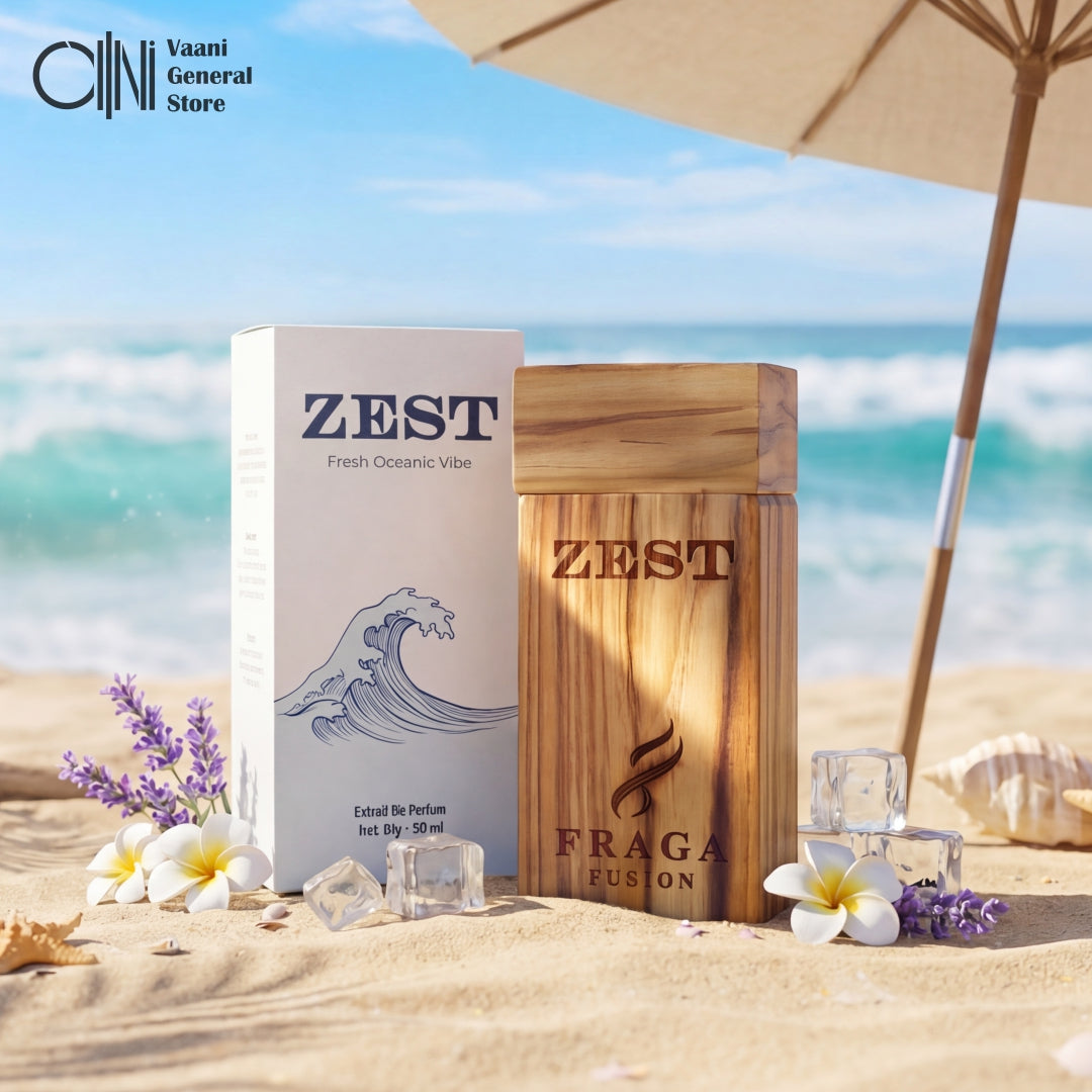Fraga Fusion ZEST Extrait De Parfum | Fresh Aquatic Luxury Perfume for Men & Women | Aquatic, Ice & Lavender | 50ml by Fraga Fusion
