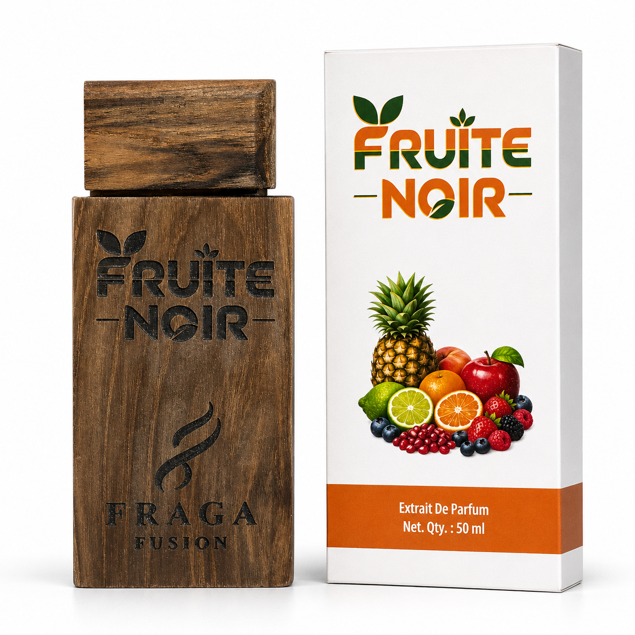 Fraga Fusion FRUITE NOIR Extrait De Parfum | Luxury Fruity Perfume | Orange, Strawberry, Grapes & Bergamot | 50ml by Fraga Fusion