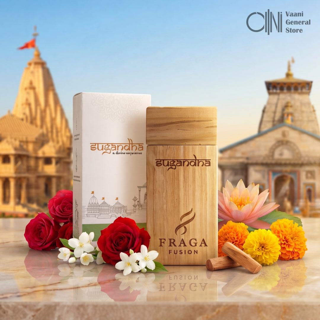 Fraga Fusion SUGANDHA Extrait De Parfum | Luxury Traditional Indian Fragrance for Men & Women | 50ml by Fraga Fusion