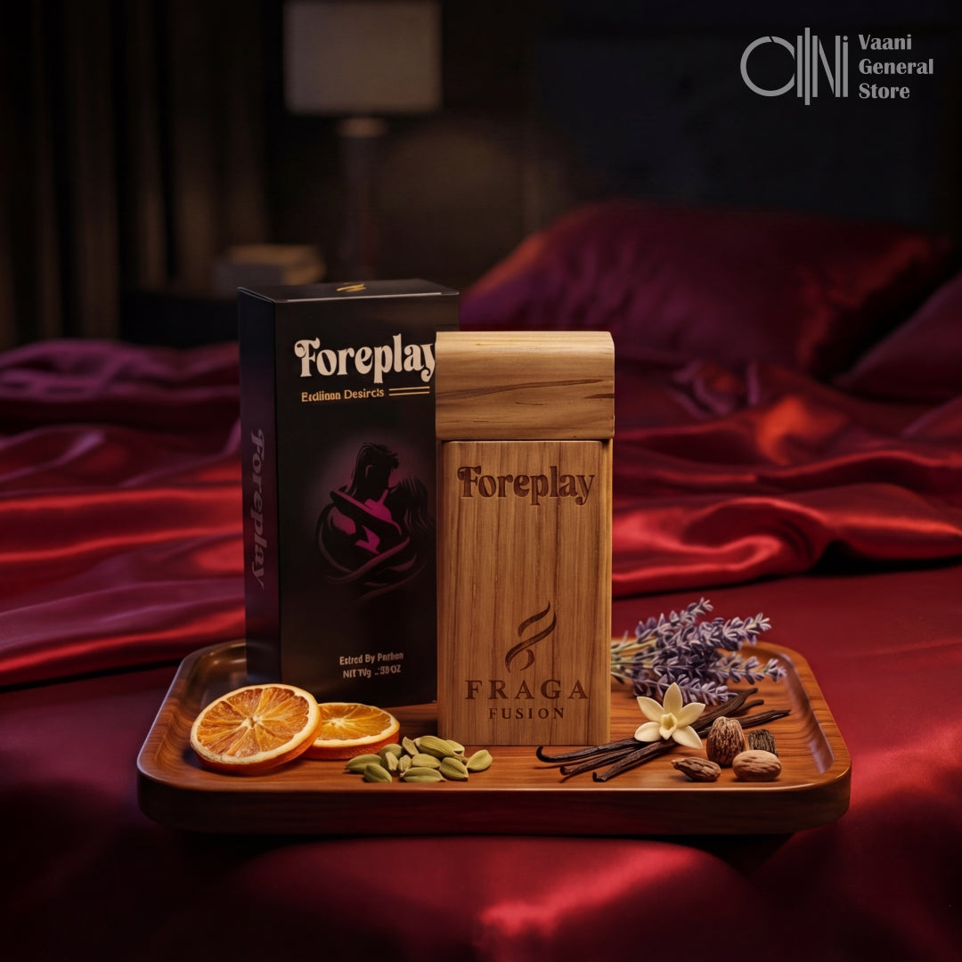 Fraga Fusion FOREPLAY Extrait De Parfum | Luxury Romantic Perfume | Sweet Orange, Vanilla & Tonka Bean | 50ml by Fraga Fusion